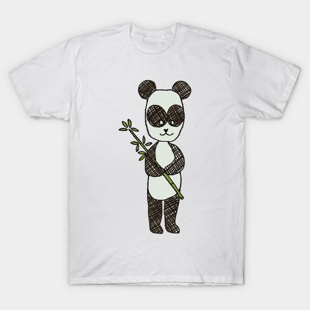 Bambú panda T-Shirt by FrancesPoff